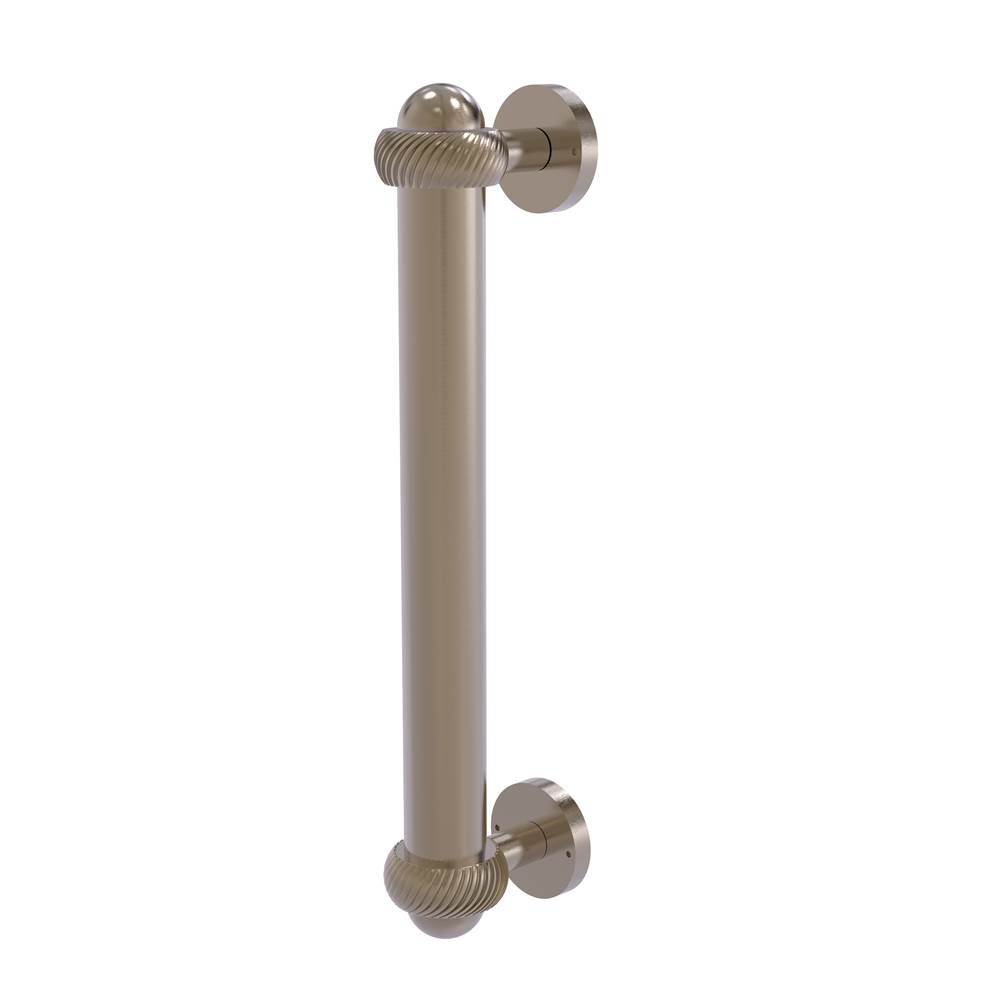 Allied Brass 8 Inch Door Pull with Twisted Accents