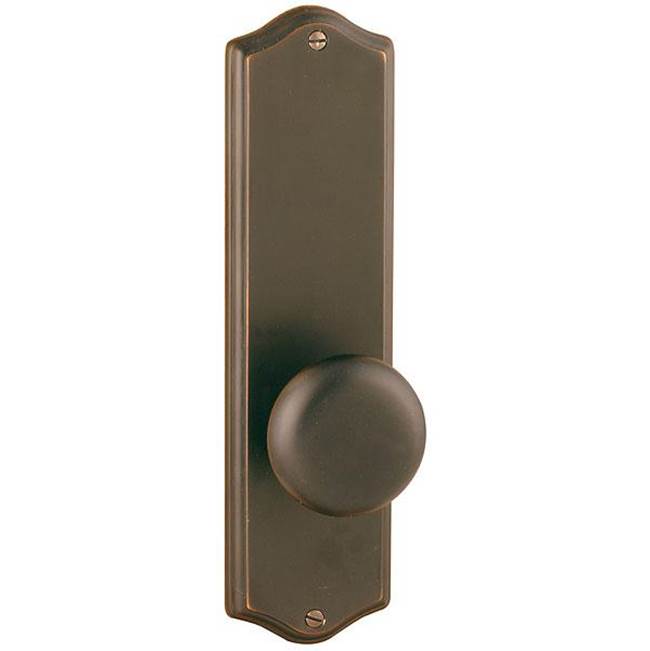 Emtek Privacy, Sideplate Locksets Colonial Non-Keyed 9'', Turino Lever, US15