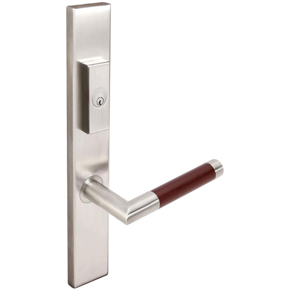 INOX MU Multipoint 213 Cabernet US Entry Lever Low US32D RH