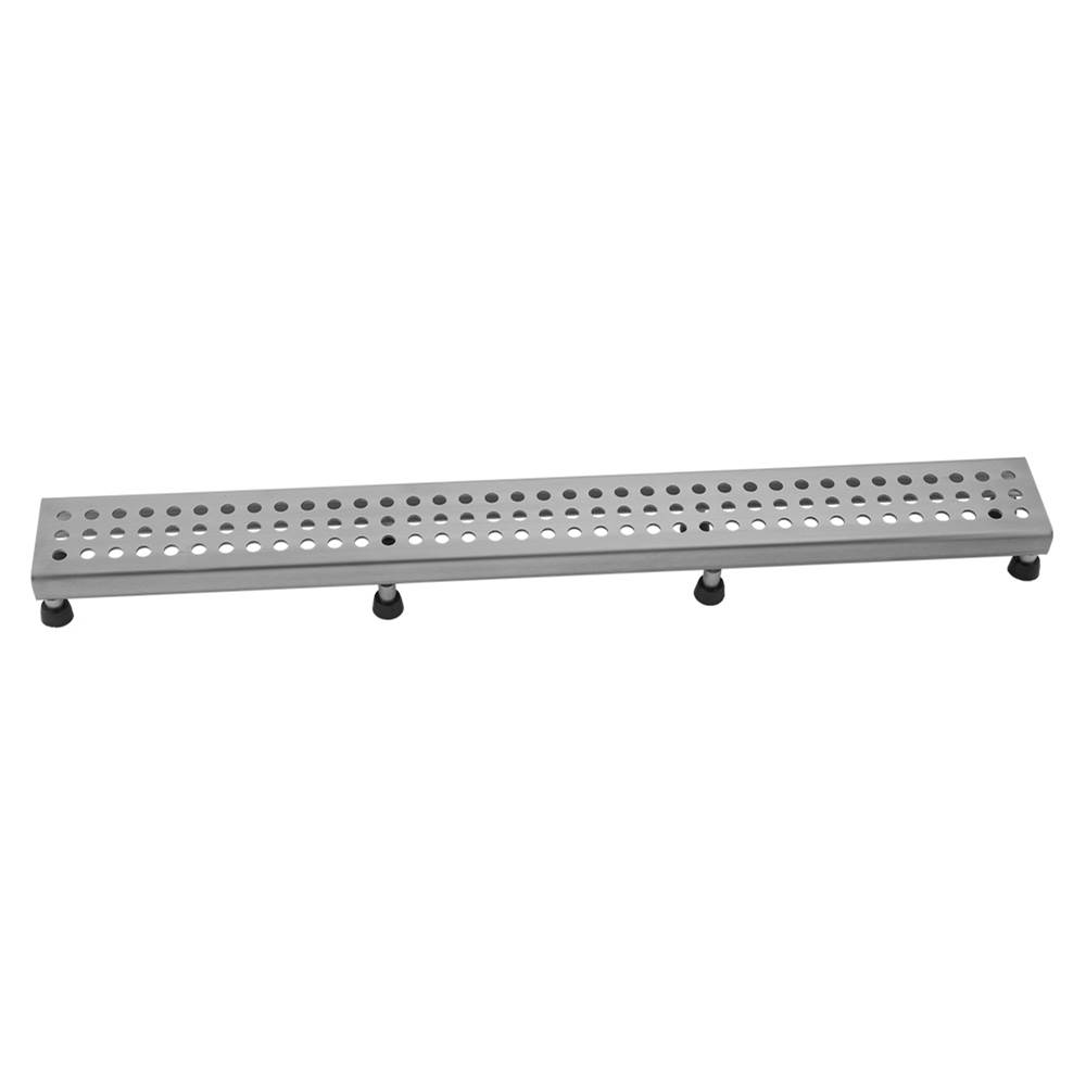 Jaclo 36'' Channel Drain Round Dotted Grate
