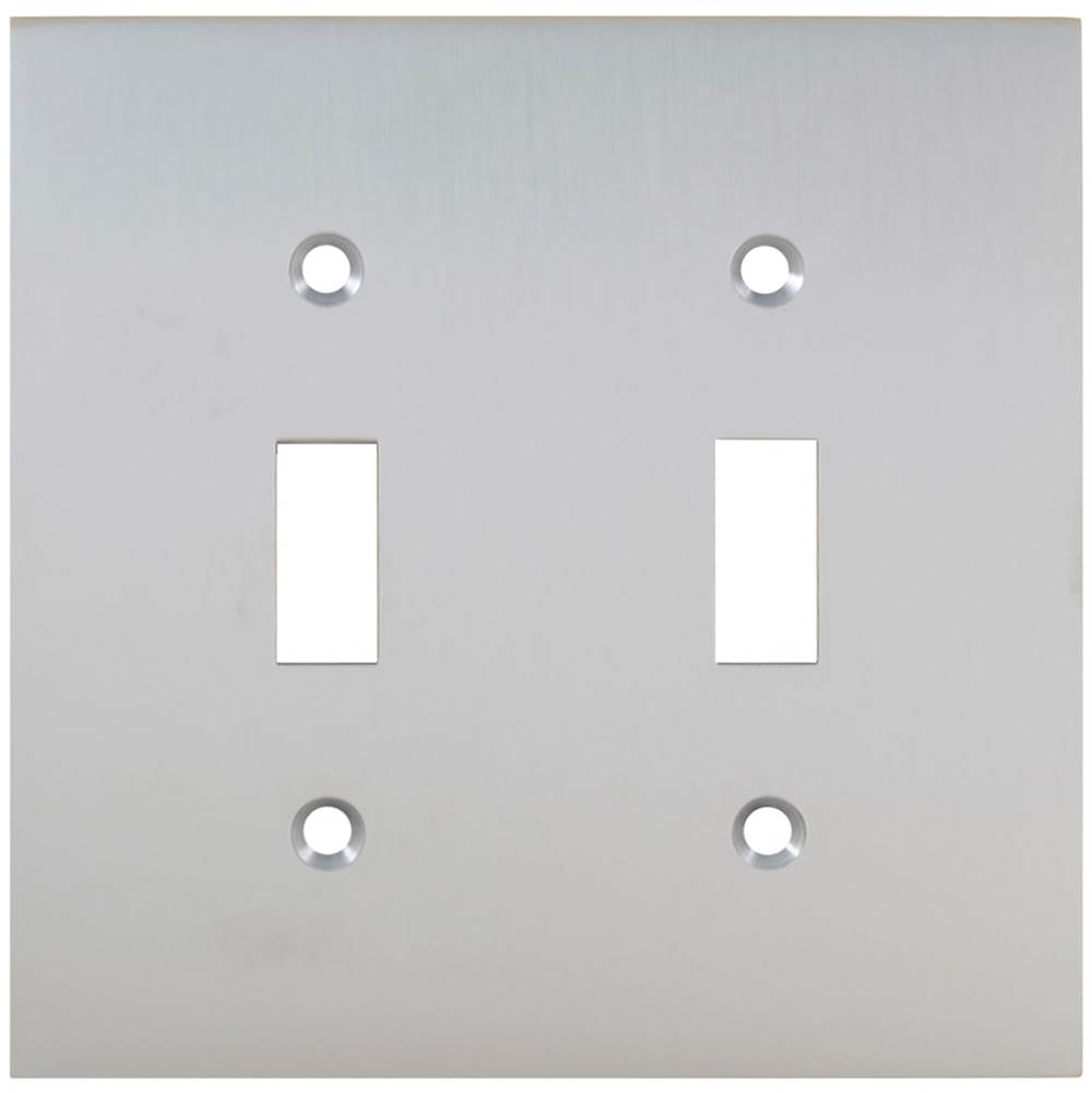 OMNIA Double Toggle Switchplate US3