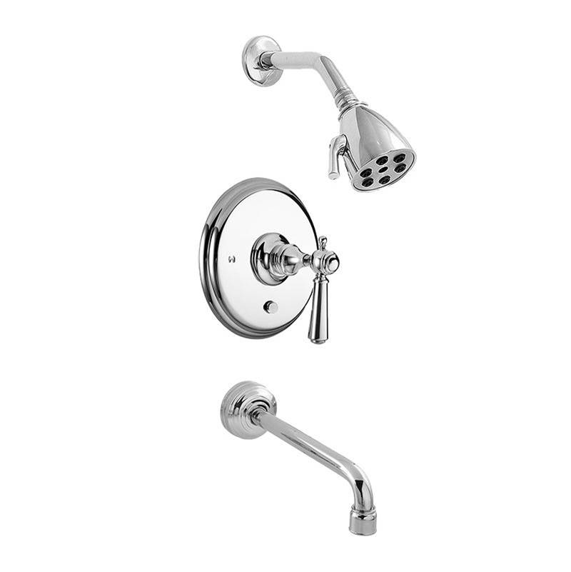 Sigma Pressure Balanced Deluxe Tub & Shower Set Trim (Includes Haf And Wall Tub Spout) Tremont Satin Nickel .69